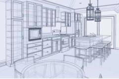 Final Kitchen Design Rendering