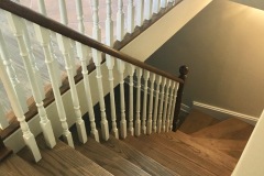 Refinished Stairwell to Basement