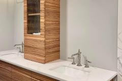 Custom Zebrawood Vanity