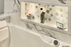 Walk-in Spa Tub w/ Lighted Wall Niche