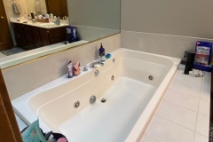 The Original Spa Tub was Large but the Tile Surround Size Made it Awkward to Access